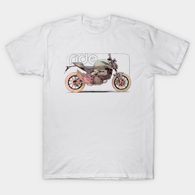 Ride ducati monster cyber T-Shirt by NighOnJoy